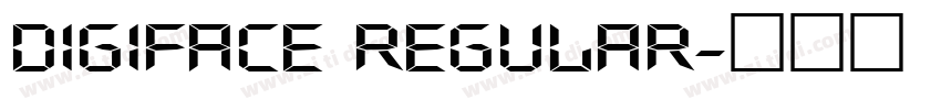 Digiface Regular字体转换